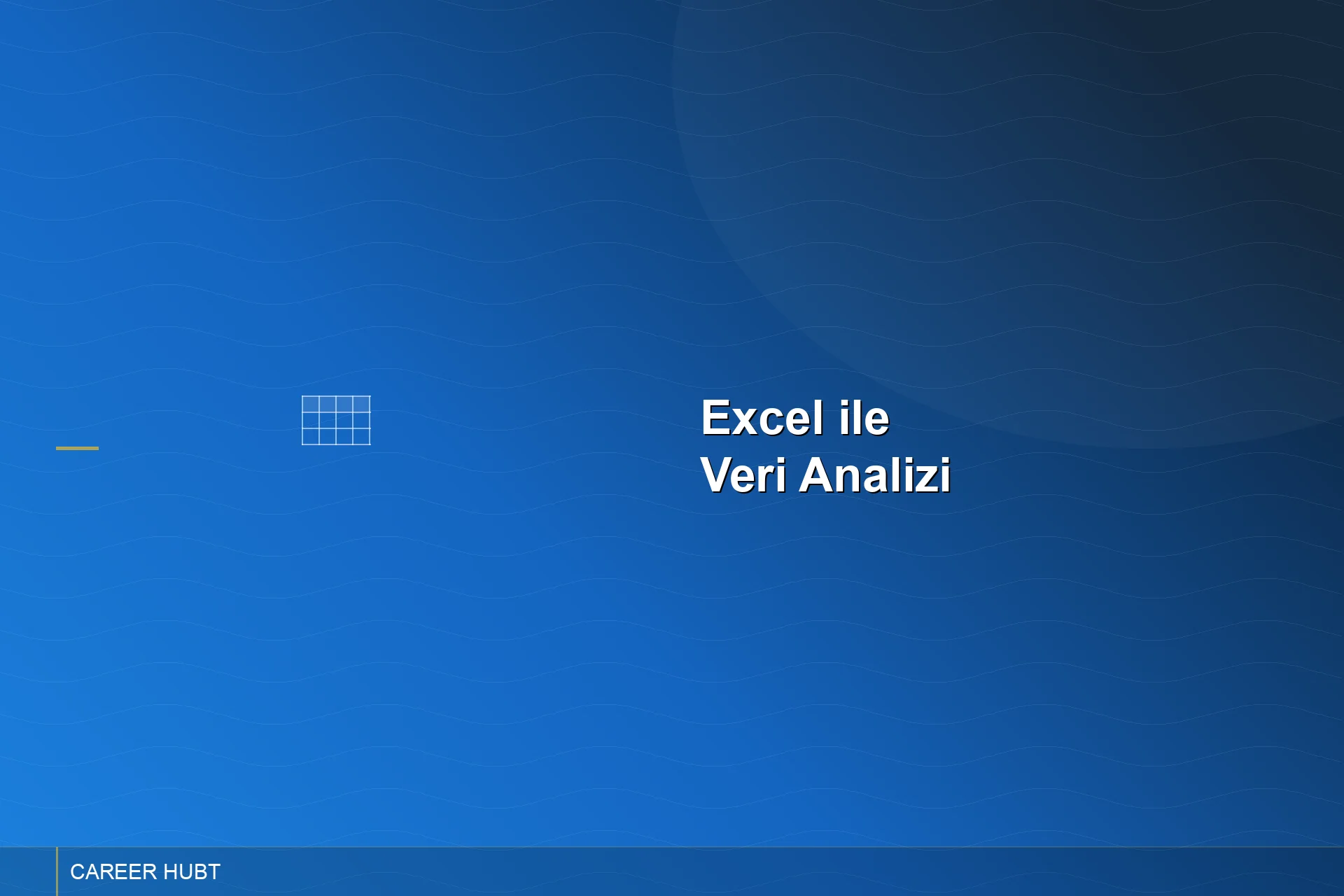 Excel ile Veri Analizi Eğitimi